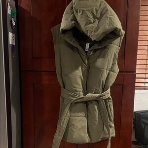 Cotton On Khaki Hooded Vest